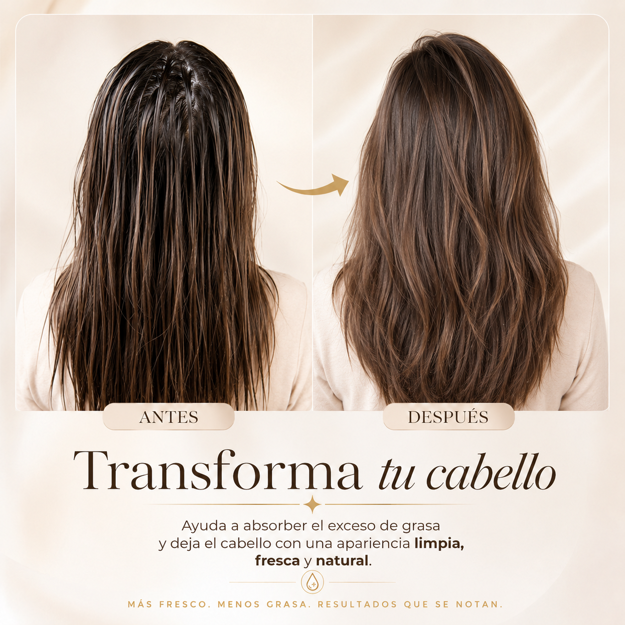 Shampoo en polvo voluminizador Anti-Grasa