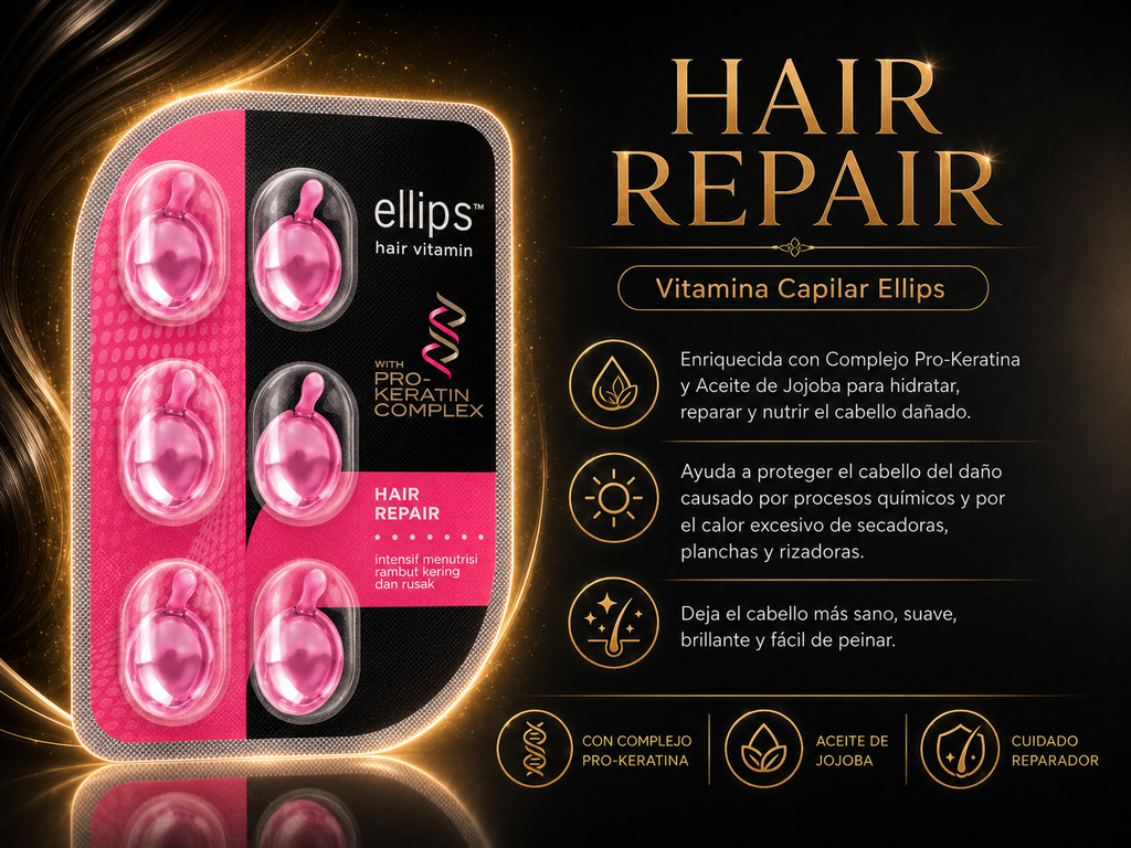 Caja de Sérum Vitaminado de Aceites Esenciales para el Cabello