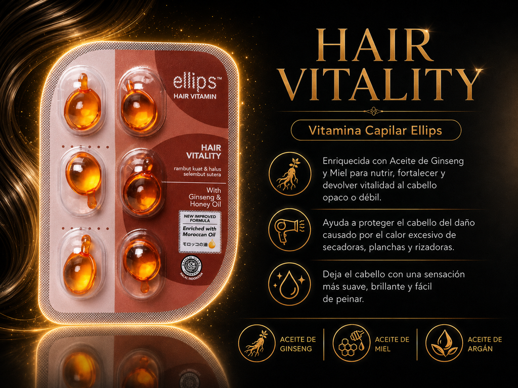 Caja de Sérum Vitaminado de Aceites Esenciales para el Cabello