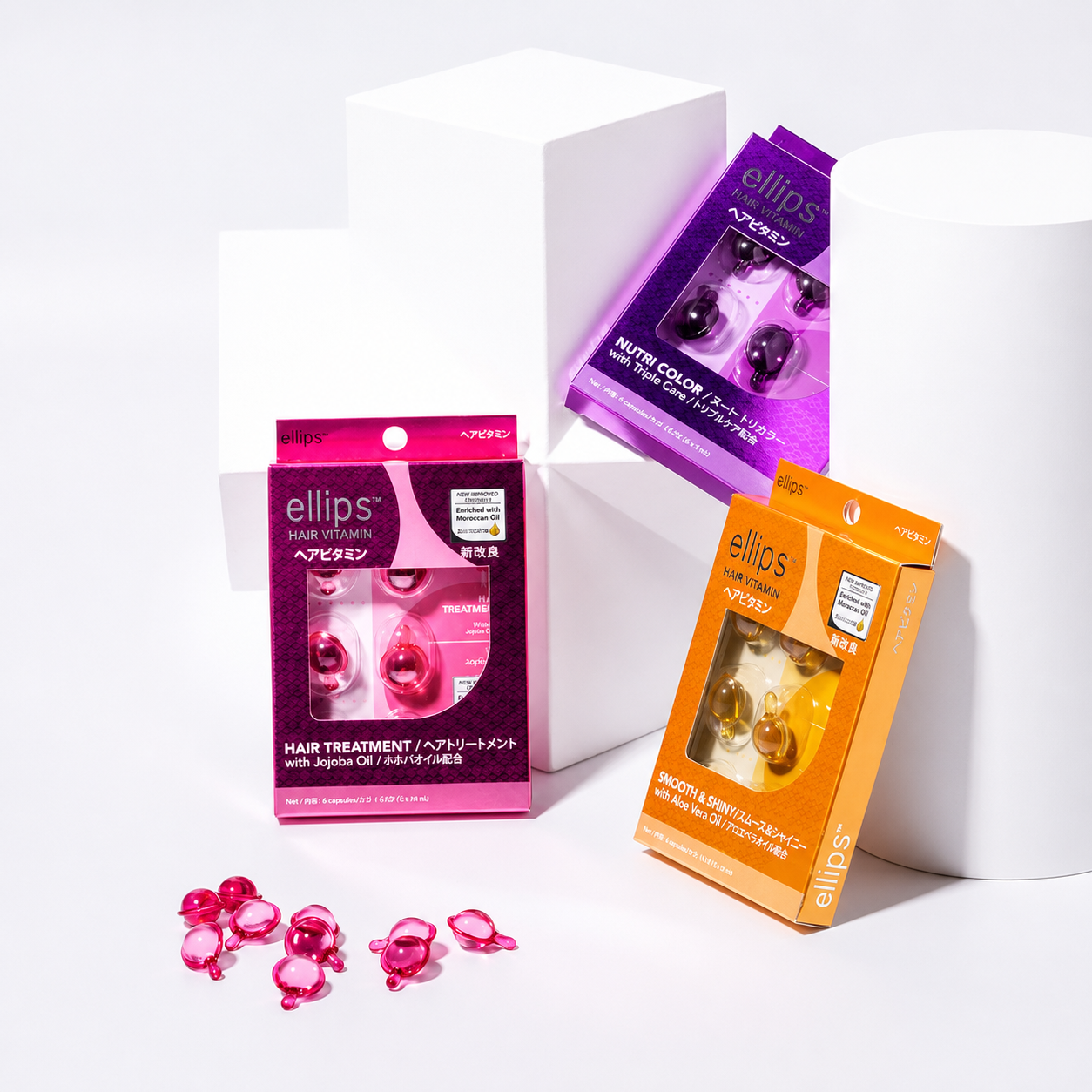 Caja de Sérum Vitaminado de Aceites Esenciales para el Cabello