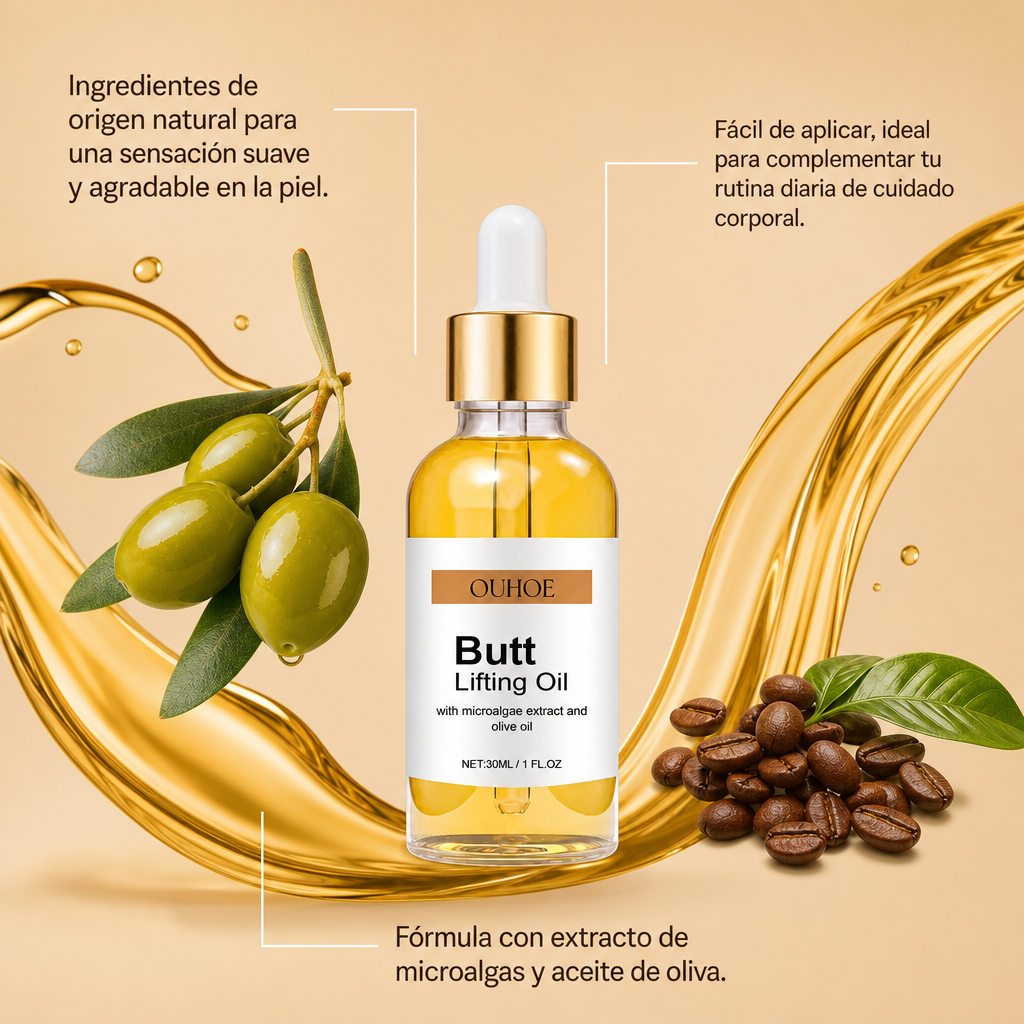 Aceite tonificador de gluteos